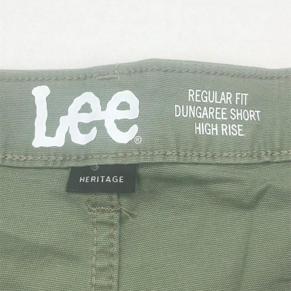 Lee Women's 22M Hi-Rise Regular Fit Deeplichengreen Utility Short New With Tags - Picture 5 of 13